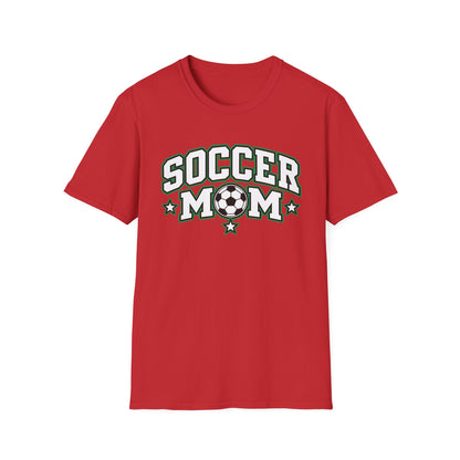 Soccer Mom T-Shirt — Retro Green Soccer Ball Pride Tee