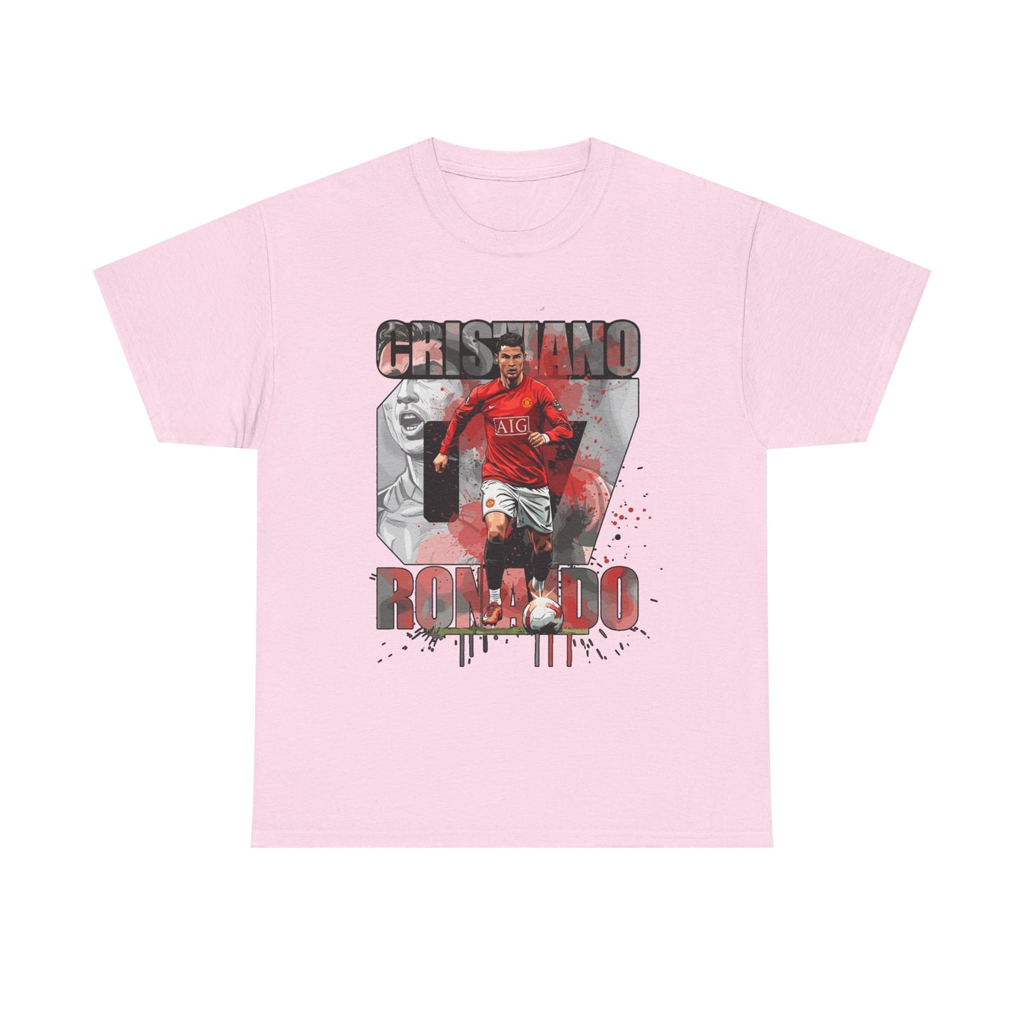 Cristiano Ronaldo 7 Graphic Tee — Retro Soccer Fan Shirt