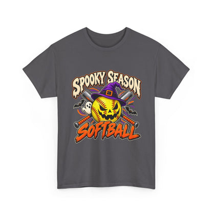 Spooky Season Softball Halloween T-Shirt
