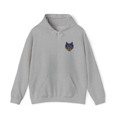 Union City Soccer New Crest Sheild Embroidered Hoodie — Small Chest Graphic