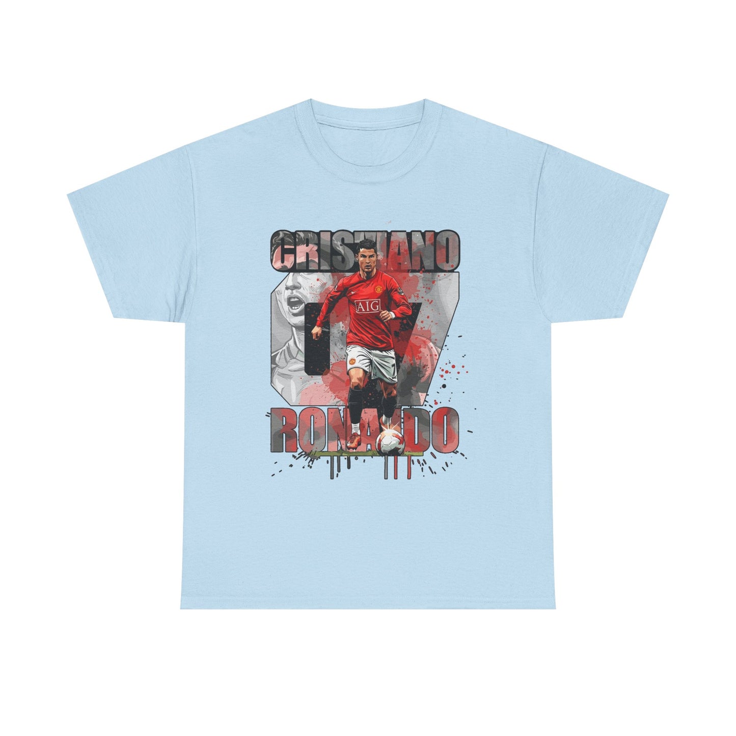 Cristiano Ronaldo 7 Graphic Tee — Retro Soccer Fan Shirt