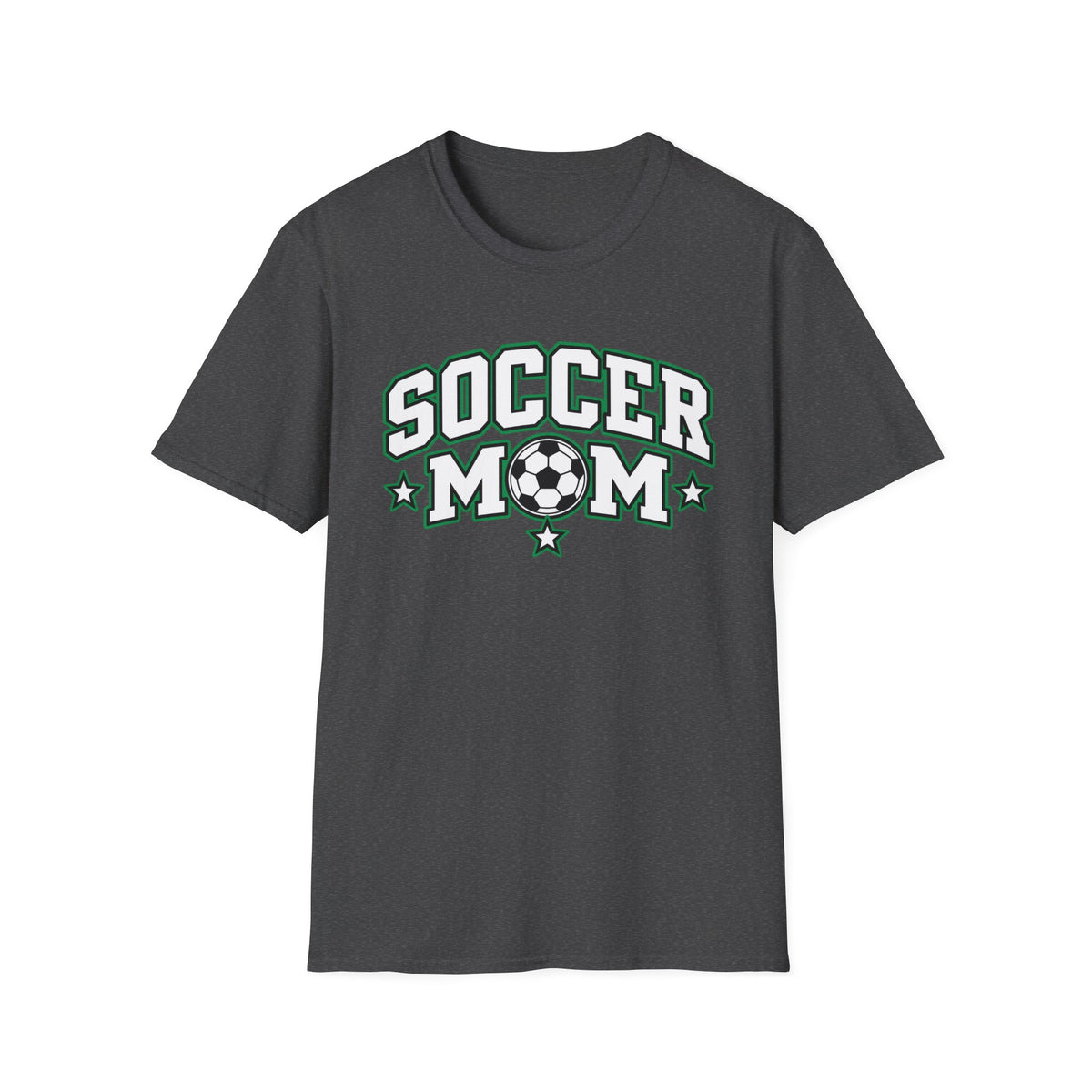 Soccer Mom T-Shirt — Retro Green Soccer Ball Pride Tee