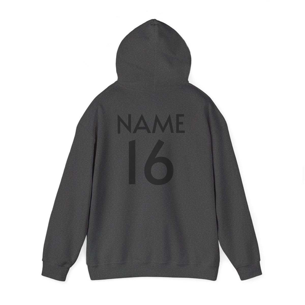 Catcher's Parents Hoodie — Personalized Back Name & Number Baseball Supporter Sweatshirt