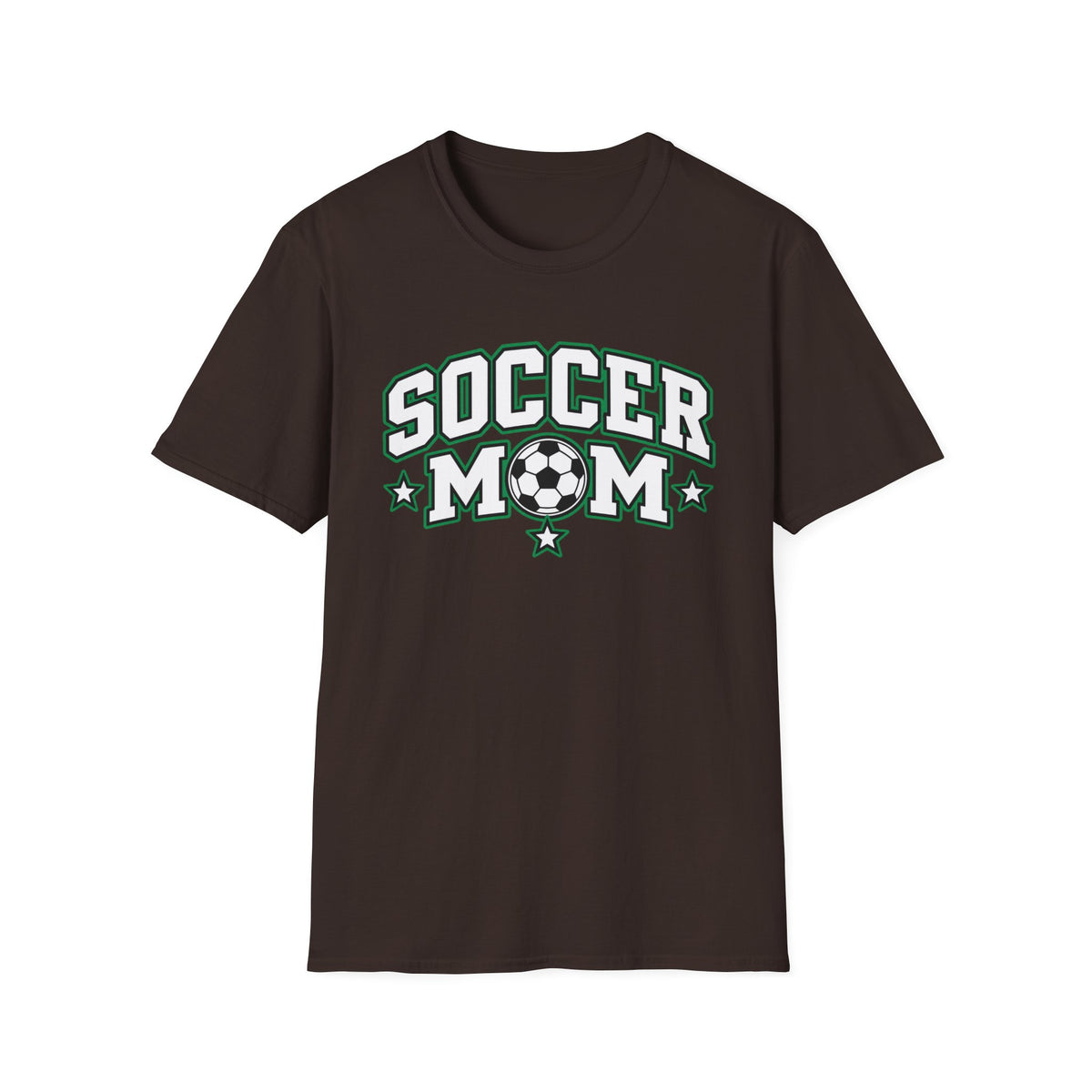 Soccer Mom T-Shirt — Retro Green Soccer Ball Pride Tee