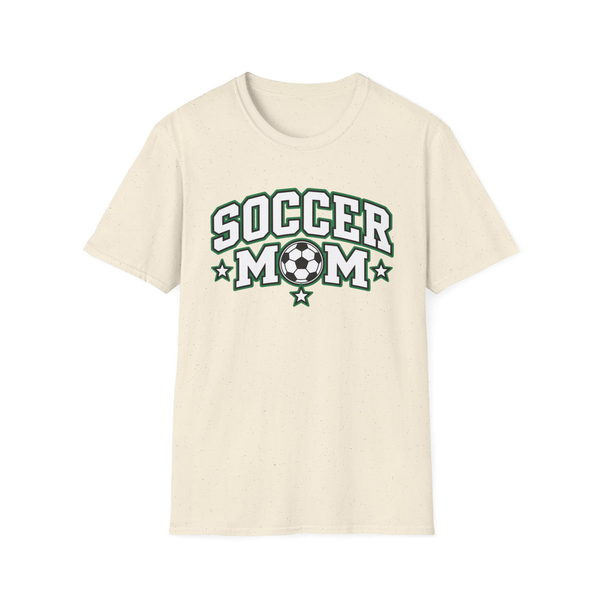 Soccer Mom T-Shirt — Retro Green Soccer Ball Pride Tee