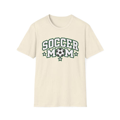 Soccer Mom T-Shirt — Retro Green Soccer Ball Pride Tee