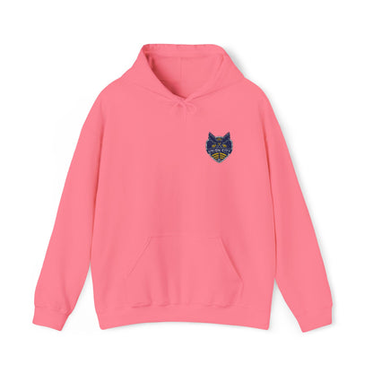 Union City Soccer New Crest Sheild Embroidered Hoodie — Small Chest Graphic