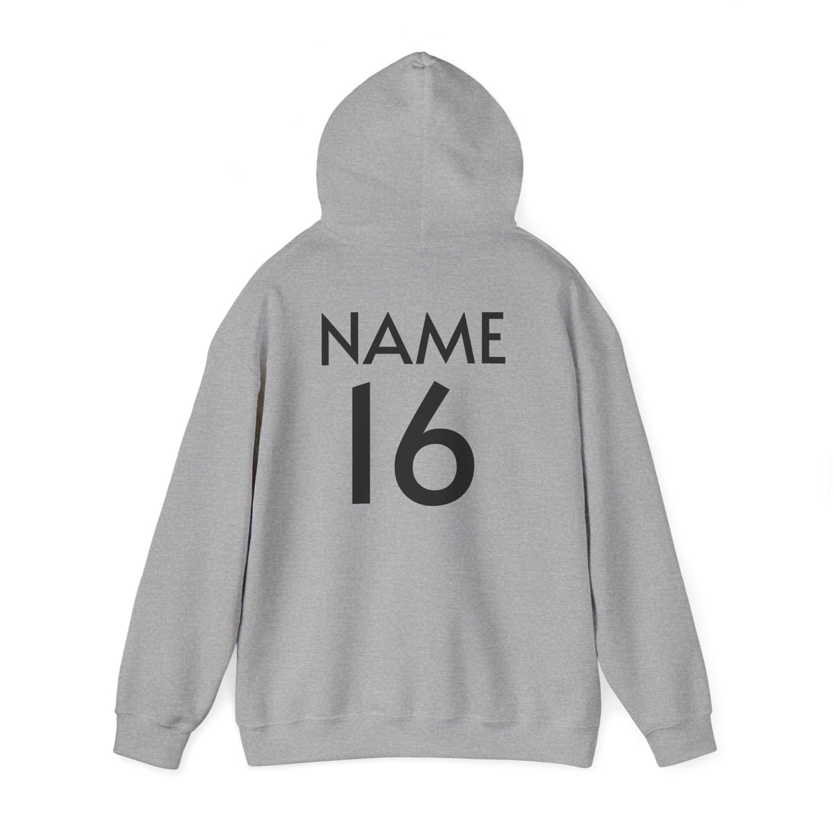 Catcher's Parents Hoodie — Personalized Back Name & Number Baseball Supporter Sweatshirt
