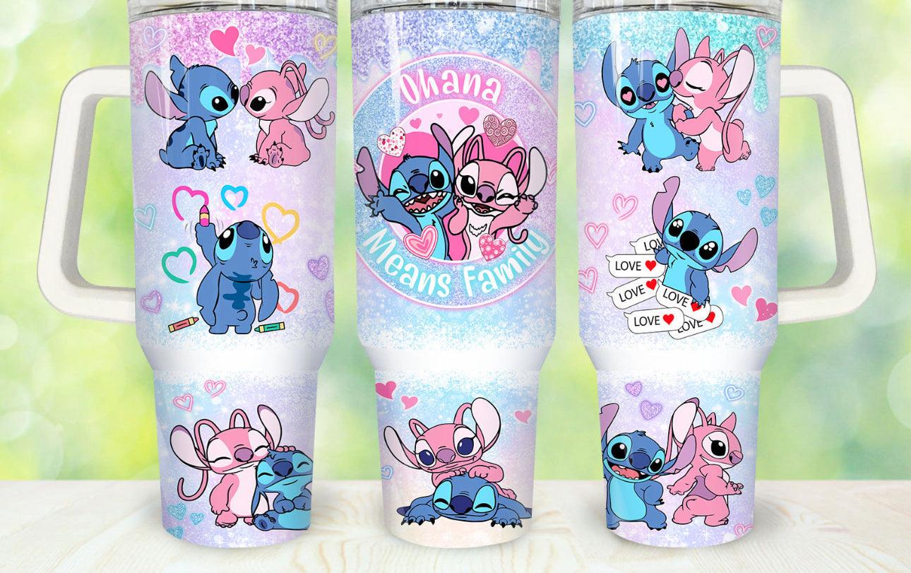 Stitch 40oz tumbler - K&W CUSTOM CREATIONS