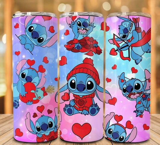 Alien Valentine- 20oz tumbler - K&W CUSTOM CREATIONS