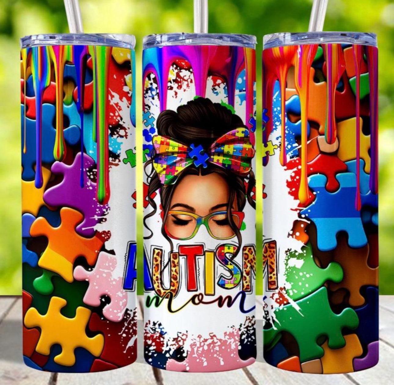 Autism Mom Sublimation Transfer Only - K&W CUSTOM CREATIONS