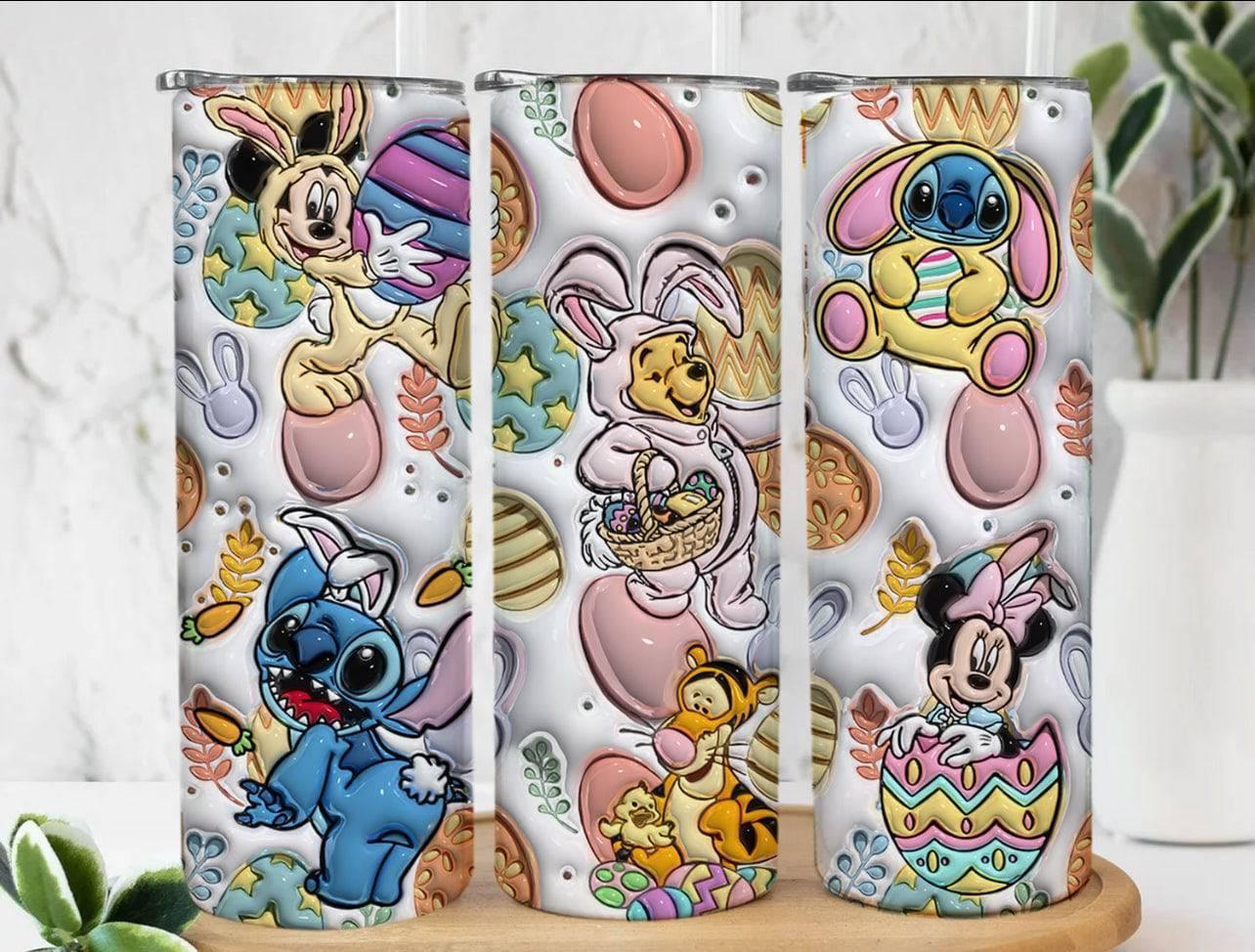 Blue Alien , Pooh Bear, Boy & Girl Mouse - K&W CUSTOM CREATIONS