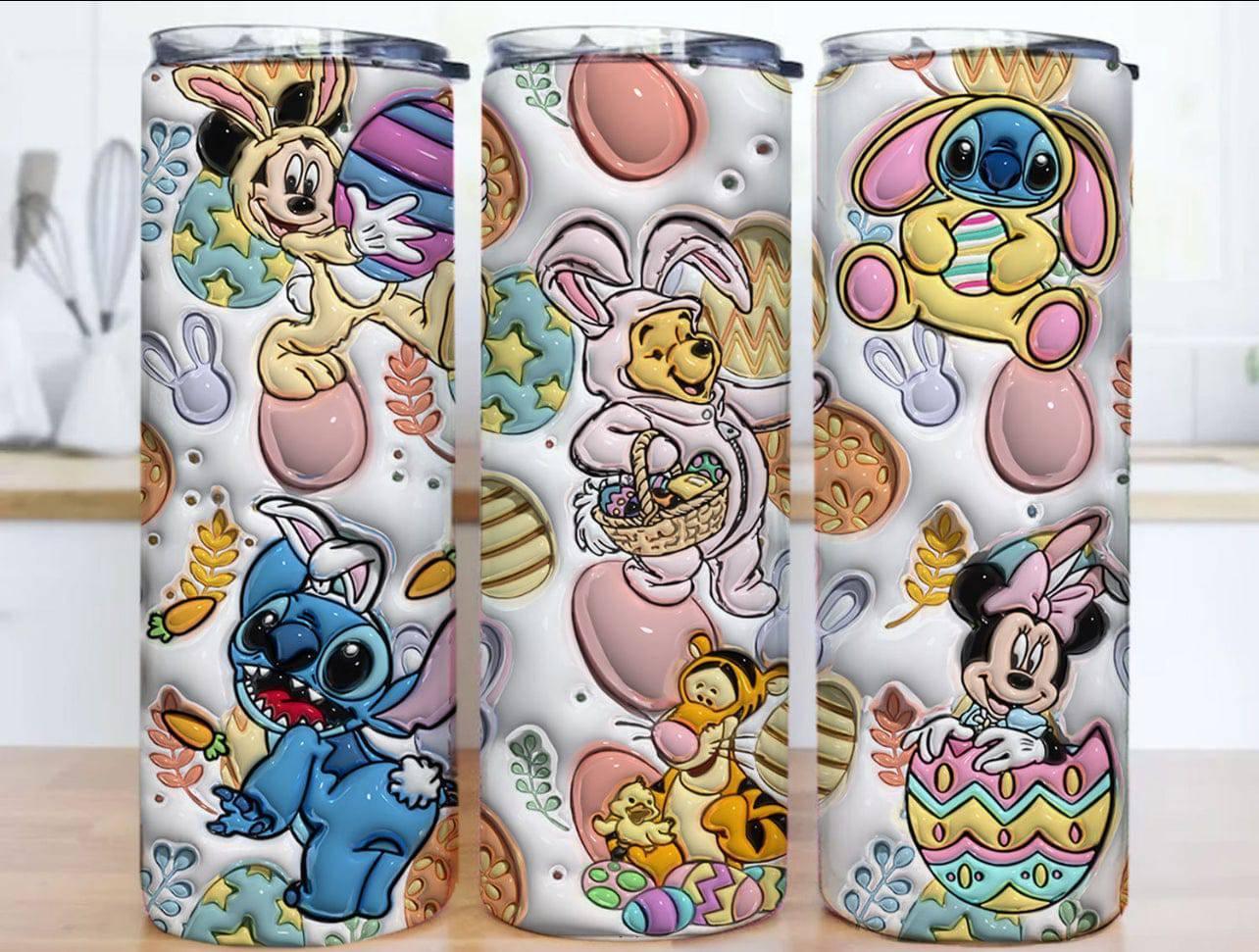 Blue Alien , Pooh Bear, Boy & Girl Mouse - K&W CUSTOM CREATIONS