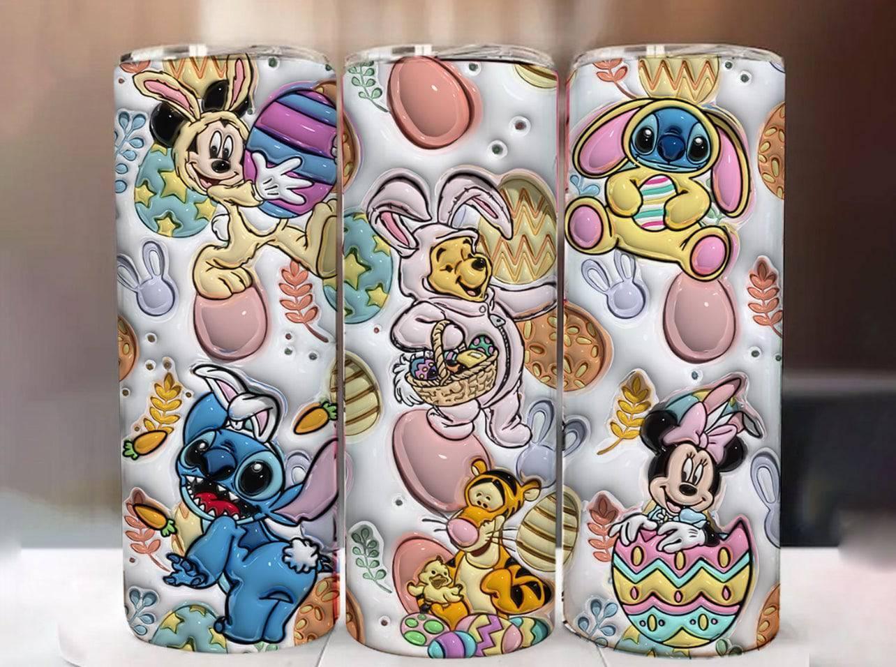 Blue Alien , Pooh Bear, Boy & Girl Mouse - K&W CUSTOM CREATIONS