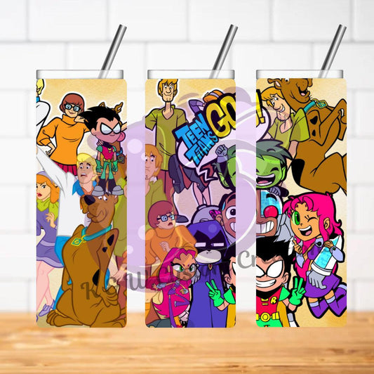 Cartoon Character 20oz Tumbler Keeps Drinks At The Perfect Temperature Durable On The Go Drinkware - KW CUSTOM CREATIONS