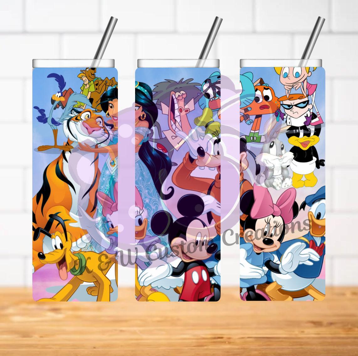 Cartoons Character Sublimation Print - K&W CUSTOM CREATIONS