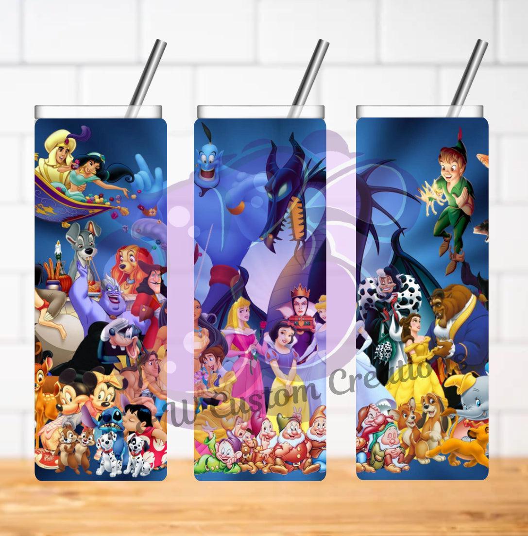 Disney Cartoons Character Sublimation Print - K&W CUSTOM CREATIONS