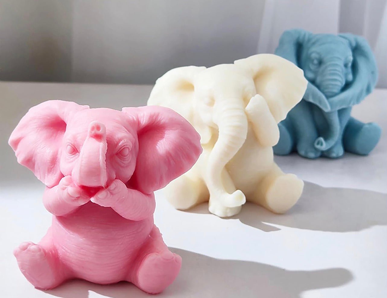 Elephant Bliss Candle – Handmade Scented Decor - KW CUSTOM CREATIONS