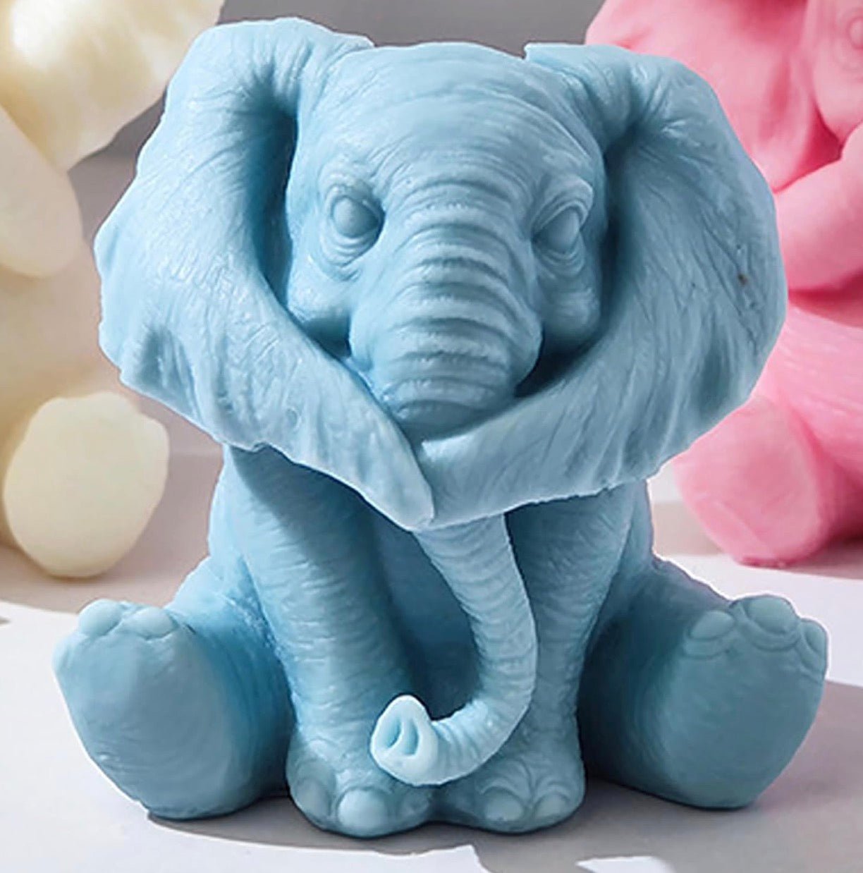 Elephant Bliss Candle – Handmade Scented Decor - KW CUSTOM CREATIONS