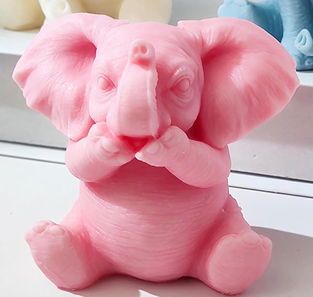 Elephant Bliss Candle – Handmade Scented Decor - KW CUSTOM CREATIONS