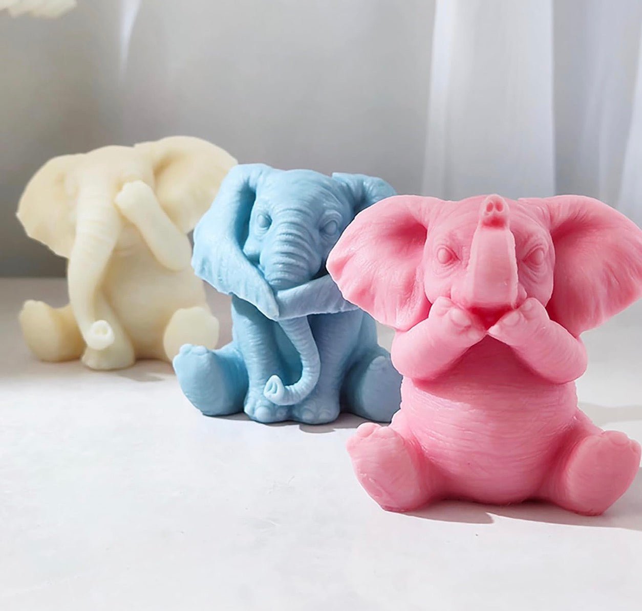 Elephant Bliss Candle – Handmade Scented Decor - KW CUSTOM CREATIONS