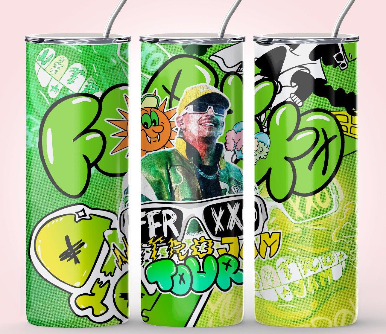 Ferxxo Feid 20oz tumbler Sublimation Print - K&W CUSTOM CREATIONS