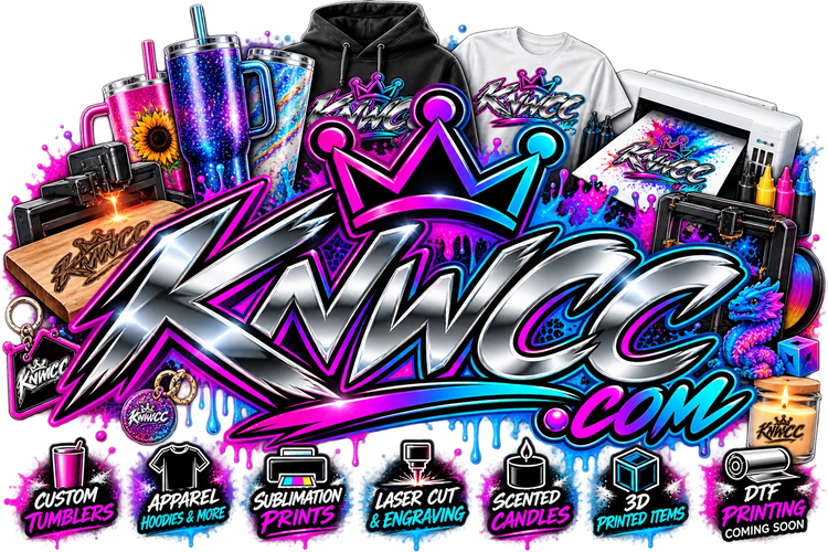 KNWCC custom tumblers, apparel and gifts