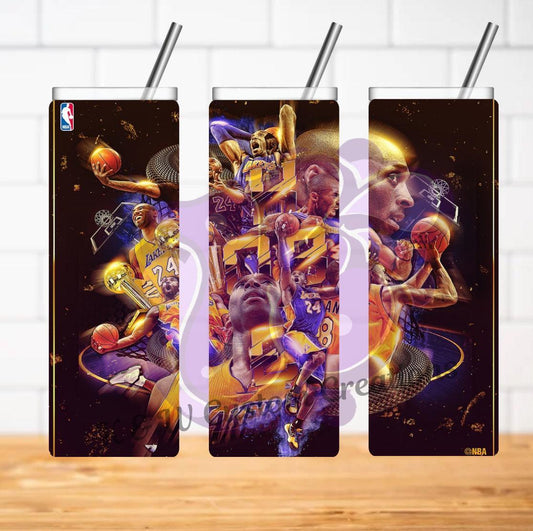 Kobe Bryant Sublimation Print - K&W CUSTOM CREATIONS