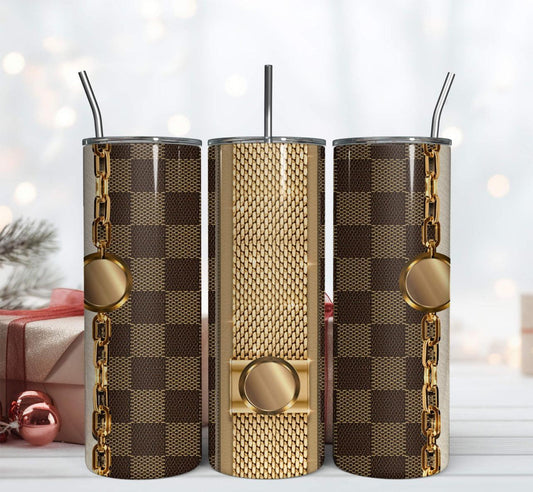 LV Purse 20oz Tumbler - K&W CUSTOM CREATIONS