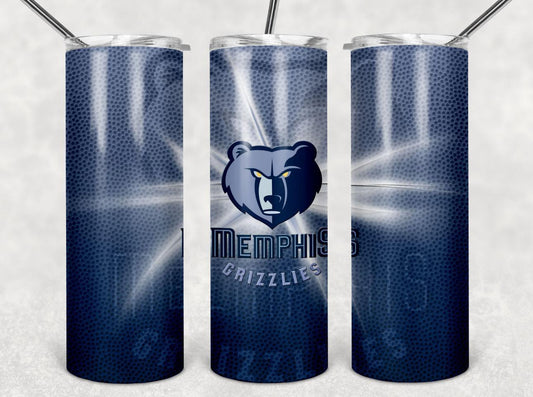 Memophis Grizzlies -sublimation Print - K&W CUSTOM CREATIONS