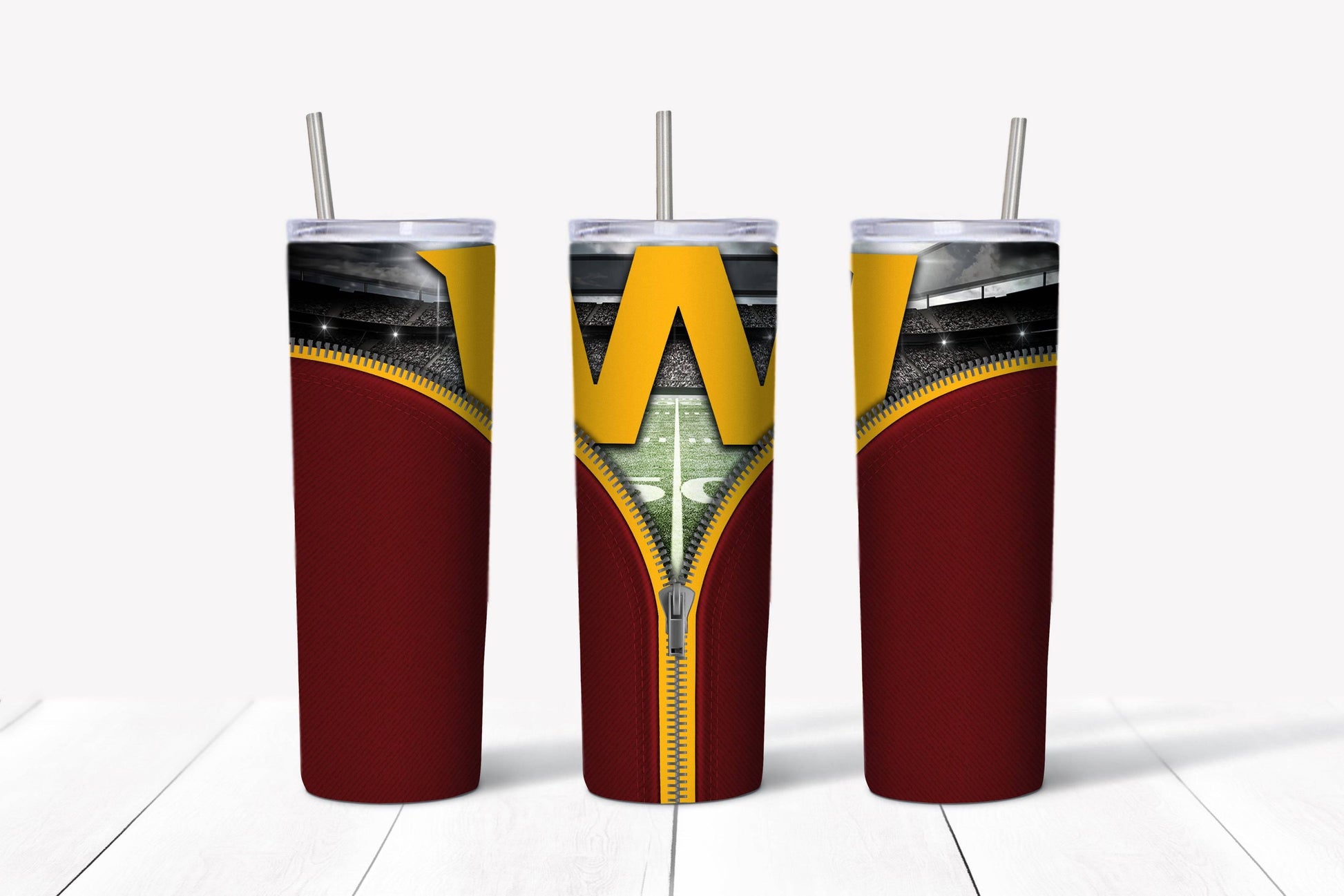 NFL Washington Zipper - K&W CUSTOM CREATIONS