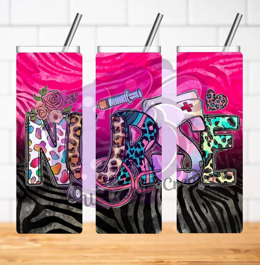 Nurse 20oz Insulated Tumbler Keeps Drinks Hot Or Cold All Day Durable Travel Mug For Nurses - KW CUSTOM CREATIONS