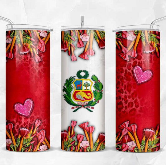Perú 20oz Insulated Tumbler For On The Go Keeps Drinks At The Perfect Temperature All Day - KW CUSTOM CREATIONS