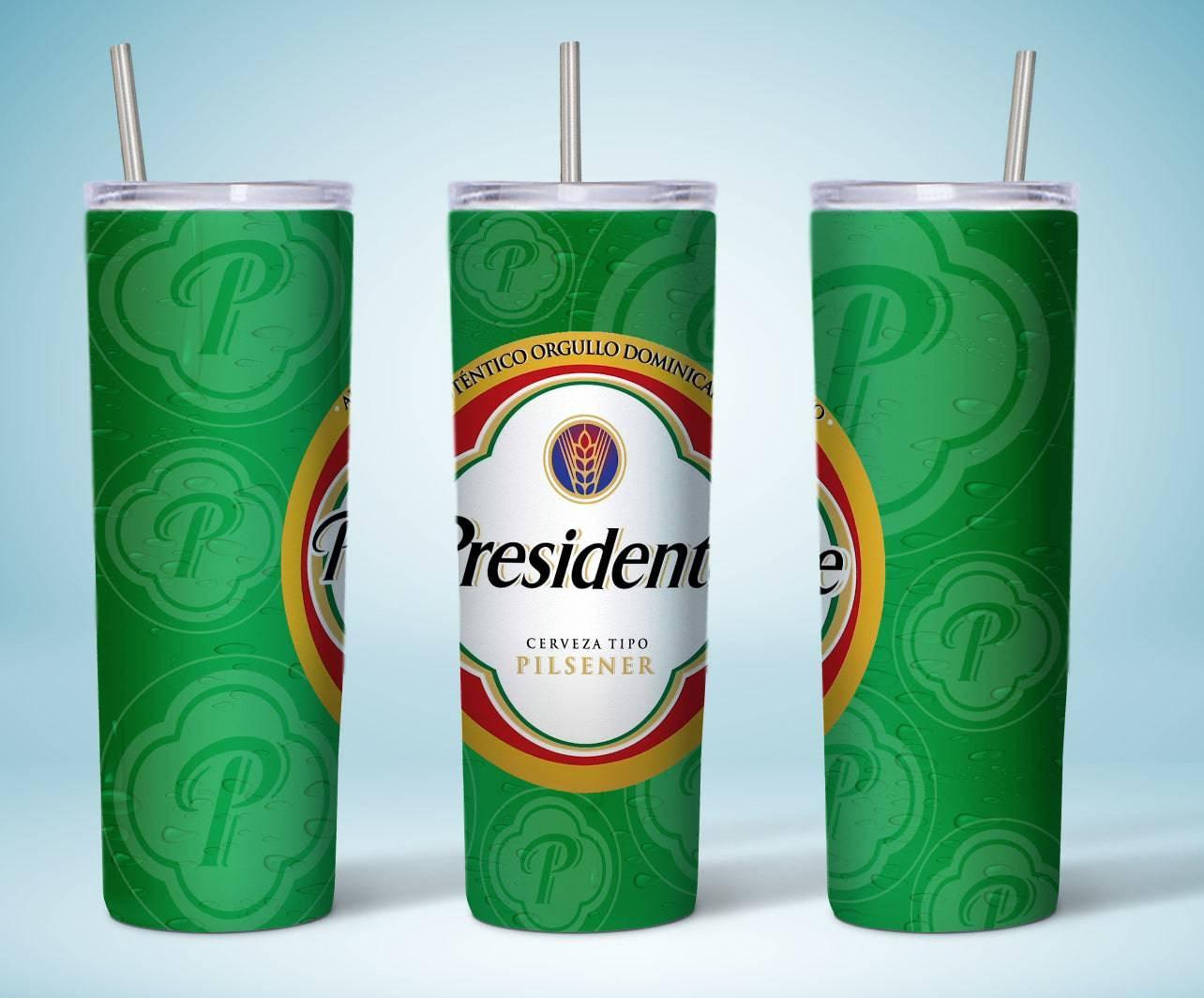 Presidente 20oz Insulated Stainless Steel Tumbler Keeps Hot And Cold Drinks Outdoor Adventure Essential - KW CUSTOM CREATIONS
