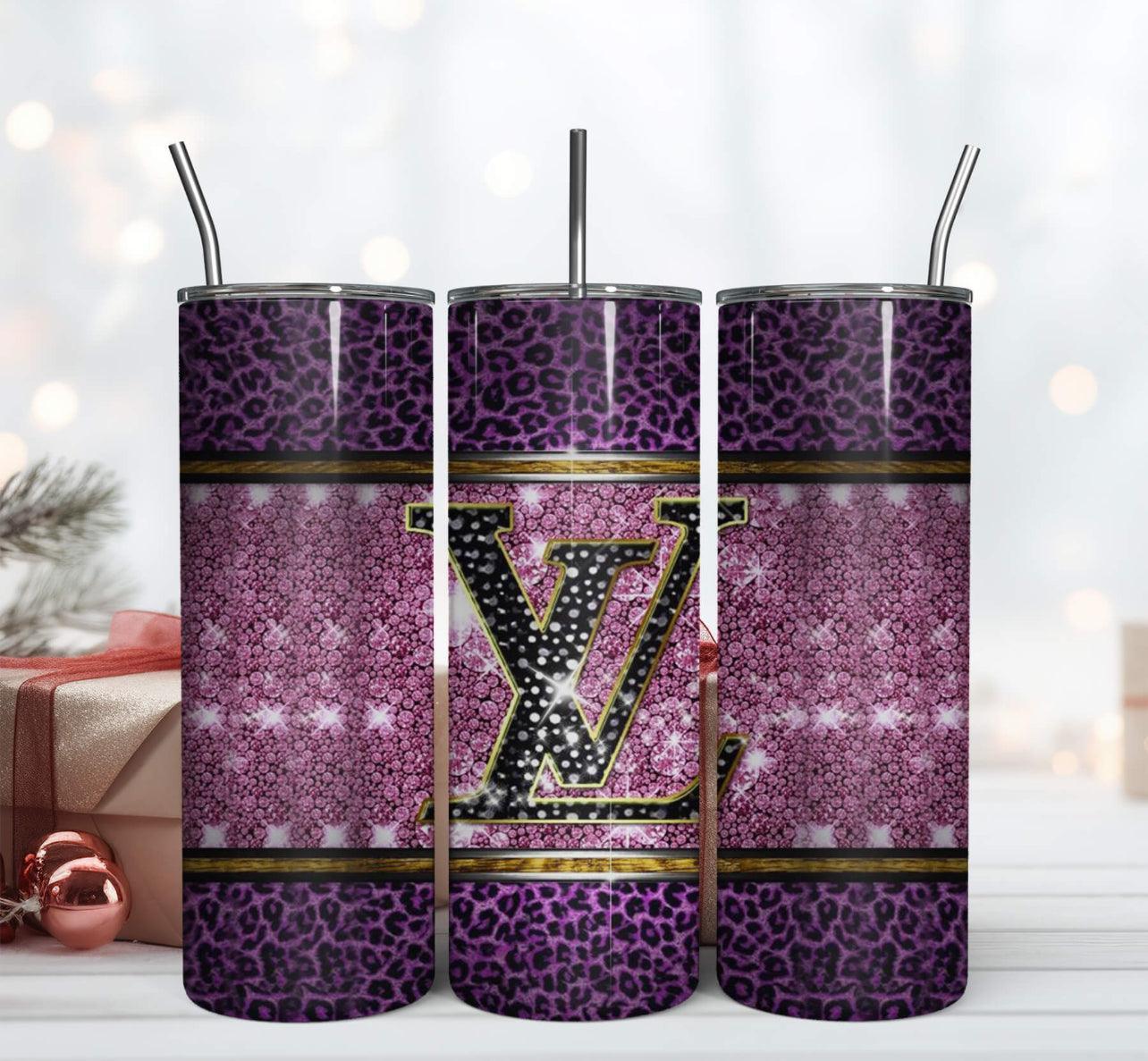 Purple LV 20oz Tumbler - K&W CUSTOM CREATIONS