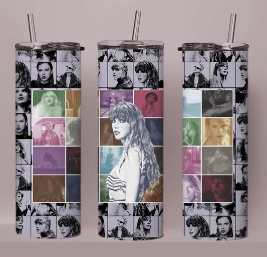 Swiftie album cover-20oz tumbler - K&W CUSTOM CREATIONS