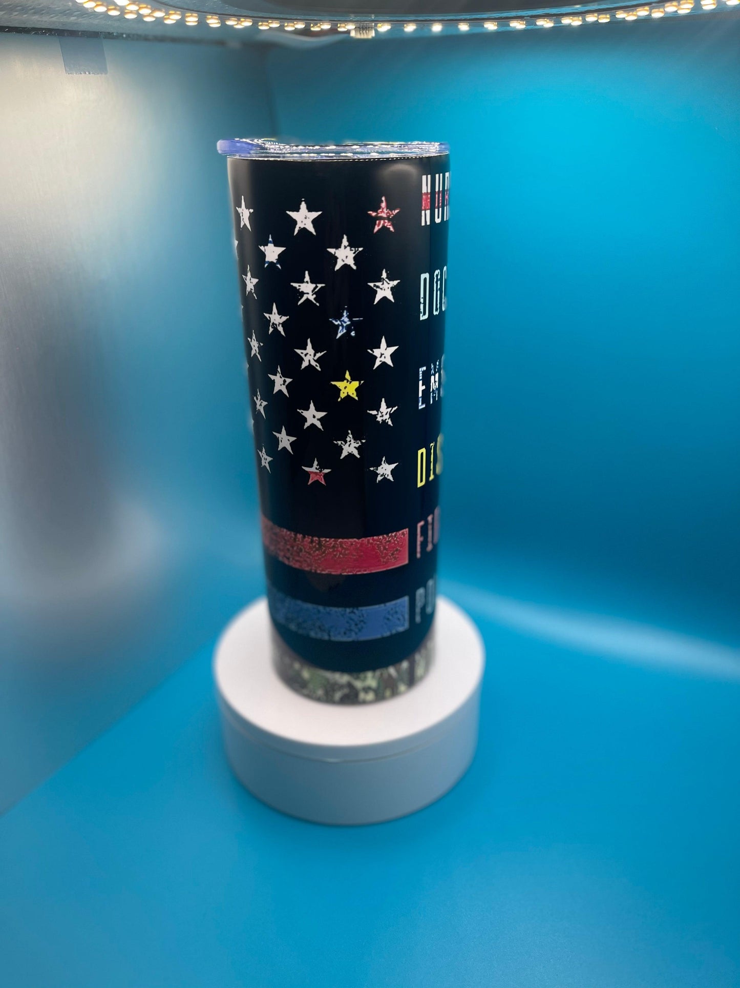 The Hero -20oz Tumbler - K&W CUSTOM CREATIONS